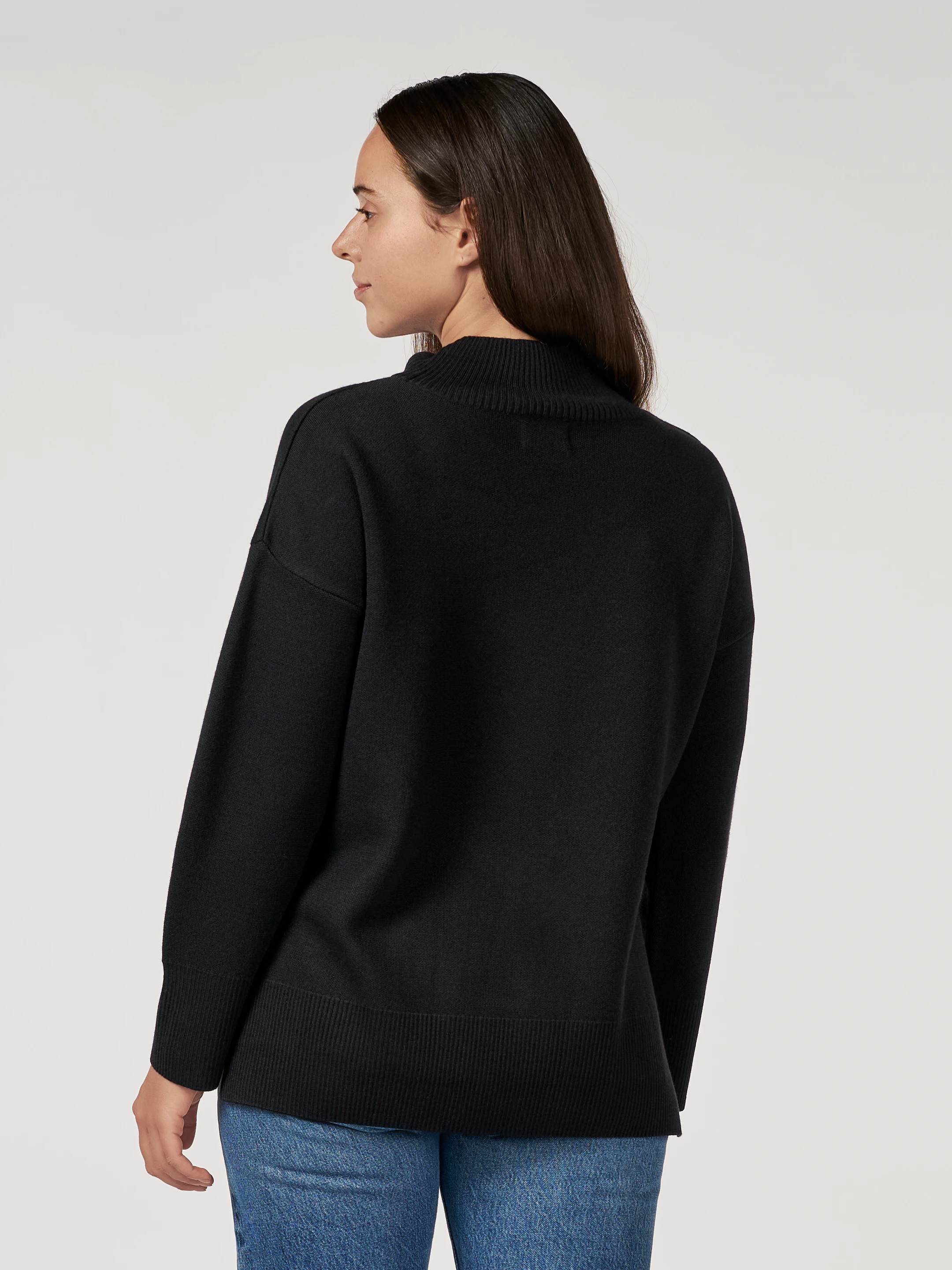 Women's merino wool high neck sweater - Free shipping - Dilling Women's merino wool high neck sweater - Free shipping - Dilling